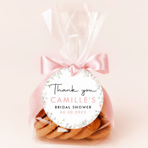 Watercolor Wildflowers - Bridal Favour Sticker