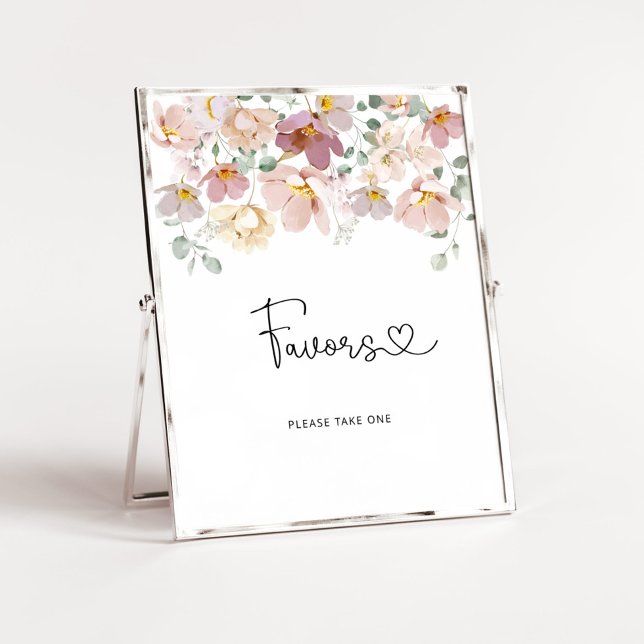 Watercolor wildflowers Favours Poster (Creator Uploaded)