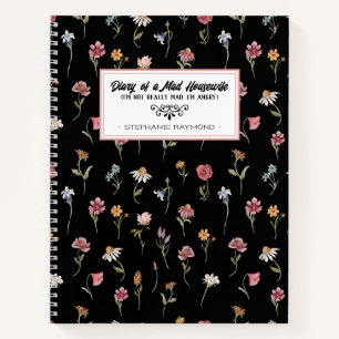 Watercolor Wildflowers Floral Fun Notebook