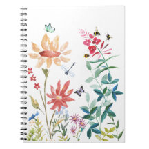 Watercolor Wildflowers 