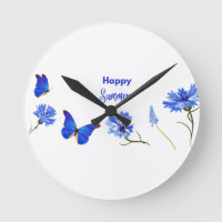 Watercolor Wildflowers Personalised Script Name