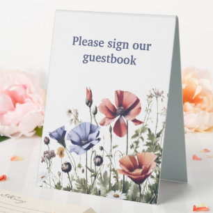 Watercolor Wildflowers Wedding