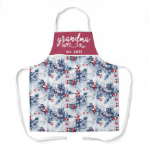 Watercolor Winter Blueberry Grandma Est Christmas