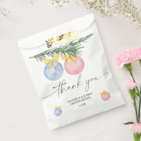 Watercolor Winter Thank you gender reveal