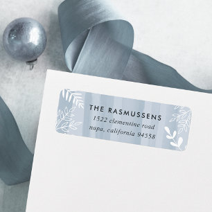 Watercolor Wish Holiday Return Address Labels