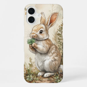 Watercolor Woodland Bunny Nature iPhone 16 Plus Case