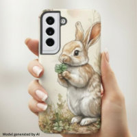 Watercolor Woodland Bunny Nature