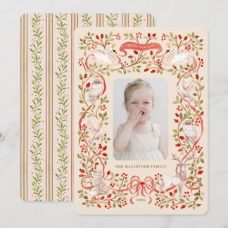 Watercolor Woodland Holiday Card
