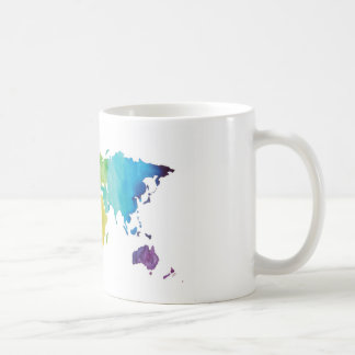 Watercolor World Map - Mug