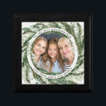 Watercolor wreath botanical elegant photo gift gift box<br><div class="desc">Watercolor wreath eucalyptus botanical elegant photo gift. Grandmother text can be customised to say mum,  dad,  grandfather,  brother,  uncle,  sister,  aunty,  pup,  abuela any text of your choosing. A stunning classy elegant design.</div>