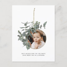 Watercolor Wreath Leaf Botanical Pattern Photo