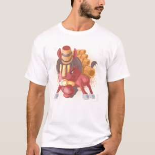 Watercolor Year of the Horse, Samurai T-Shirt
