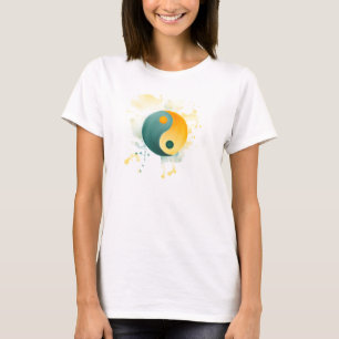 Watercolor Yin Yang T-Shirt