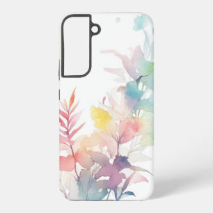 Watercolored Pastel Floral Artwork Design Samsung Galaxy Case