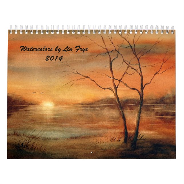 Watercolors by Lin Frye 2014 Calendar (Cover)