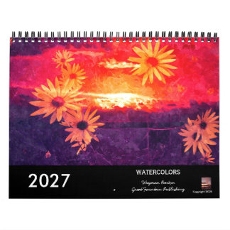 Watercolors Landscapes 2027 Calendar