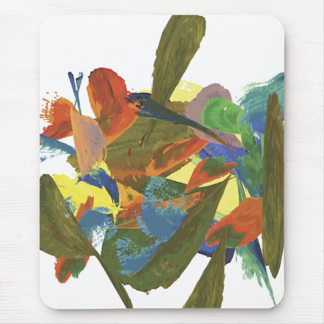 Watercolors Mouse Pad (Front)