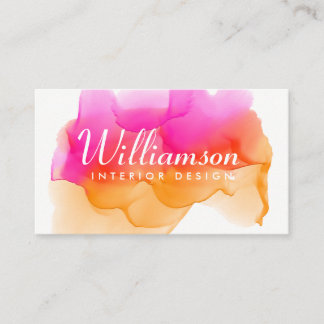 Watercolors Sorbet Business Card