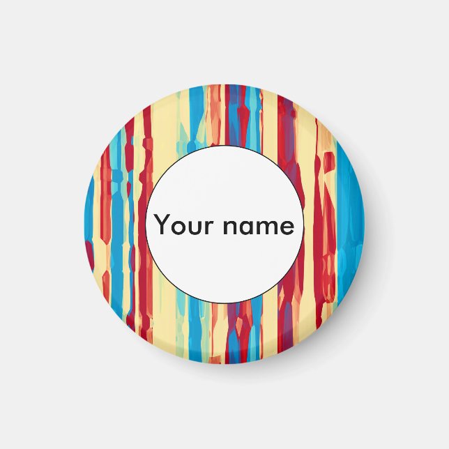 Watercolors texture magnet (Front)