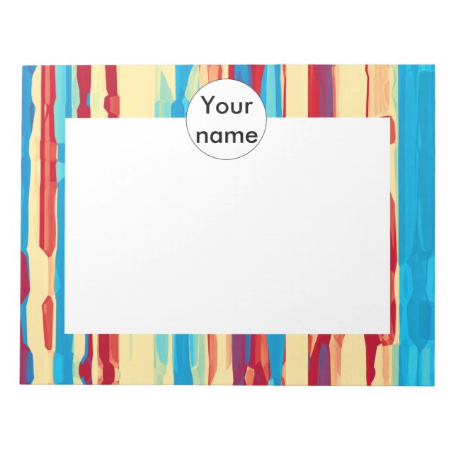 Watercolors texture notepad (Front)