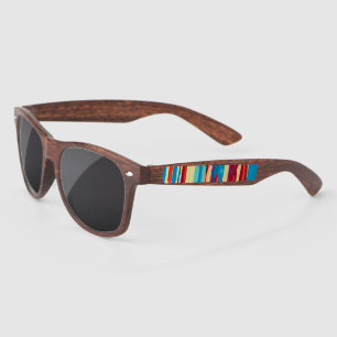 Watercolors texture sunglasses