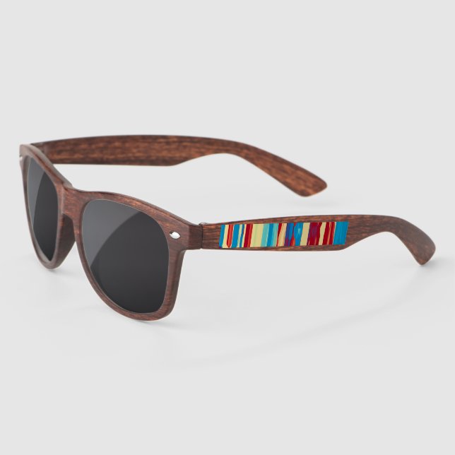 Watercolors texture sunglasses (Left)