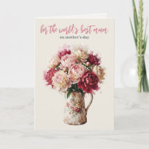 Watercolour Blooms | Peony Modern Mother's Day