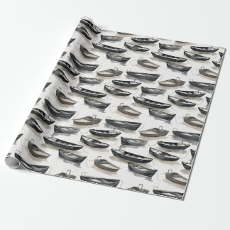 Watercolour Boats Wrapping Paper