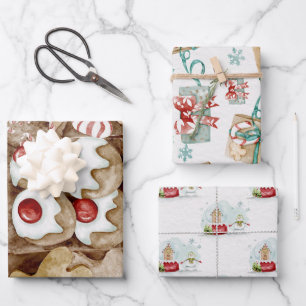 Watercolour Christmas Gift Wrap