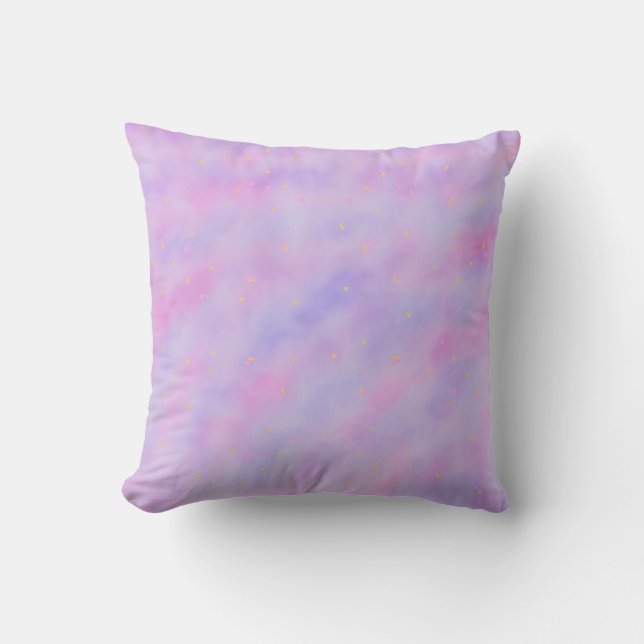 Watercolour & Dots Cushion (Front)