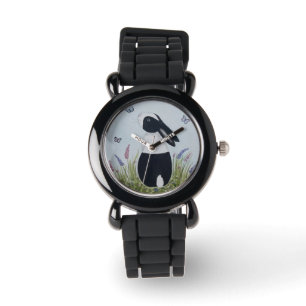 Watercolour Dutch Bunny Rabbit Watch