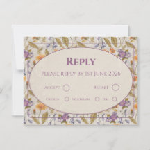 Watercolour Floral - enclosure card