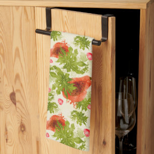 Watercolour Fruit Tea Towel – Paw Paw 