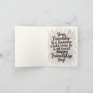 Watercolour Hand Art Greeting Card