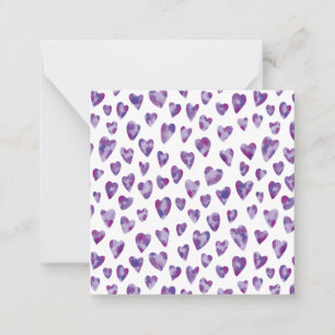 Watercolour Heart Card