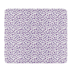 Watercolour Heart Cutting Board