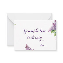 Watercolour Lilac happy Mother's Day Card