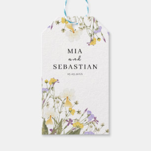 Watercolour Lilac Wedding Gift Tags