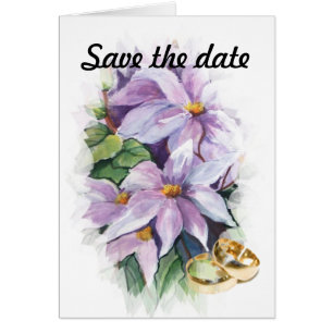 Watercolour lilak clematis flower