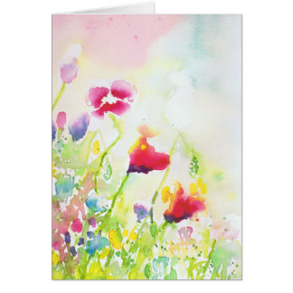 watercolour painting card