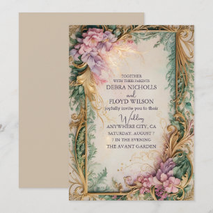 Watercolour Palette Invitation – Rich Pastel Pinks