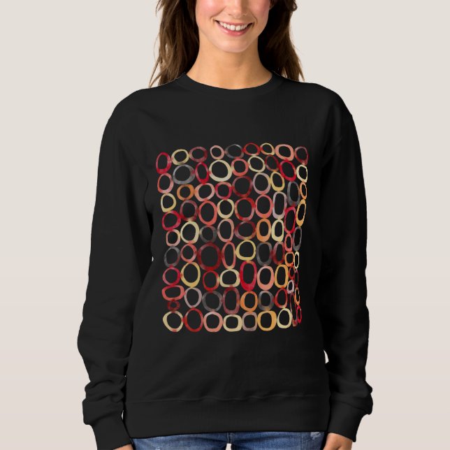 Watercolour Patterned Graphic Abstracts Painting D Sweatshirt (Front)