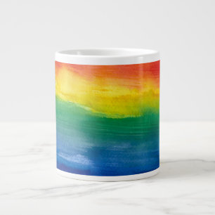 Watercolour Rainbow Big Mug