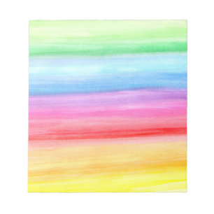 Watercolour Rainbow Notepad