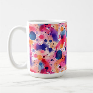 Watercolour Splashes Coffee Mug