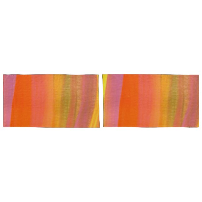 Watercolour stripe pillowcase (Back-Set)