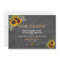Watercolour Sunflowers Chalkboard Save The Date
