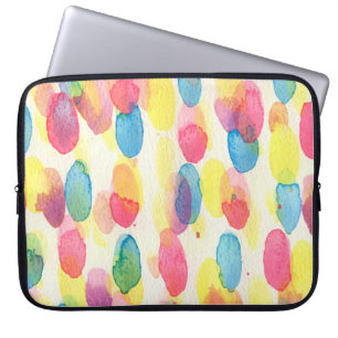 Watercolour texture laptop sleeve