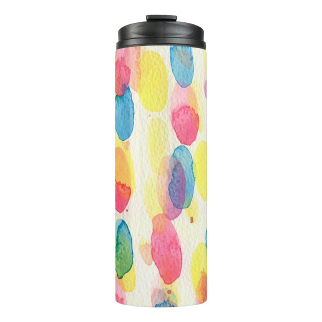 Watercolour texture thermal tumbler (Front)