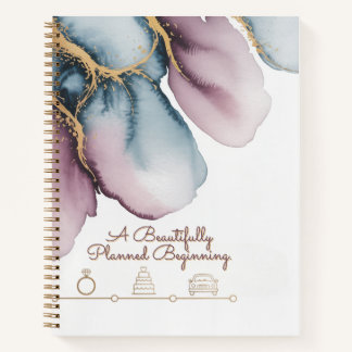 Watercolour Timeline | Artistic Wedding Design Notebook